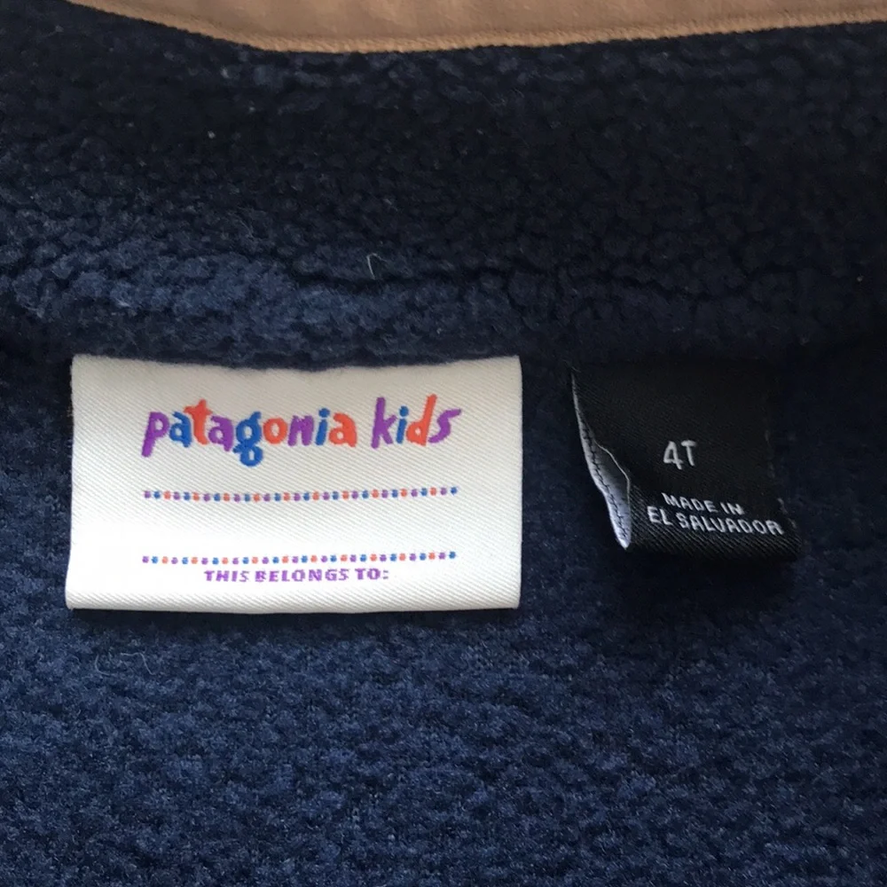 Patagonia Fleece Jacket (size 4T)